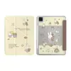 Capa Protetora Estilo Coreano Desenho de Coelho Dobrável em Y para Tablet iPad Air 4/5 10.2/10.5 Polegadas com Compartimento para Caneta 11