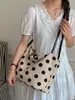 Bolsa de lunares Shuai Mi Home para mujer, gran capacidad, nuevo estilo de verano 2026, bolso de hombro cruzado casual simple, bolso de trabajo