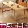Mesa de Jantar Ilha Doméstica de Madeira Maciça com Armazenamento Integrado, Mesa de Jantar Destacável para Apartamentos Pequenos, com Armário Lateral e Conjunto de Mesa e Cadeiras