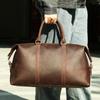 Bolsa de Viaje de Cuero Marute Retro Cuero Crazy Horse Bolso Duffel de Gama Alta para Hombre Bolso de Hombro de Viaje Moderno Bolso Cruzado