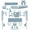 Adecuado para Película Interior de Pantalla de Control Central y Palanca de Cambios HD TPU Hidrogel Juego Completo para BMW Serie 5 520/525Li/530Li/Le