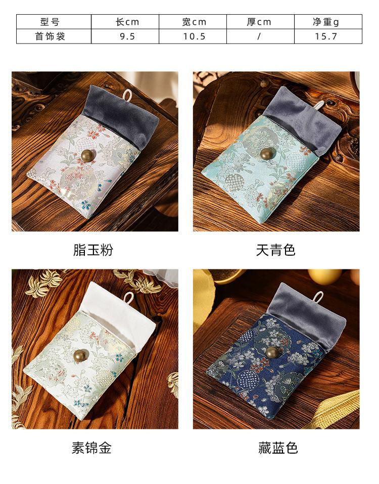 刺绣复古文玩绒布袋---凯拓_06