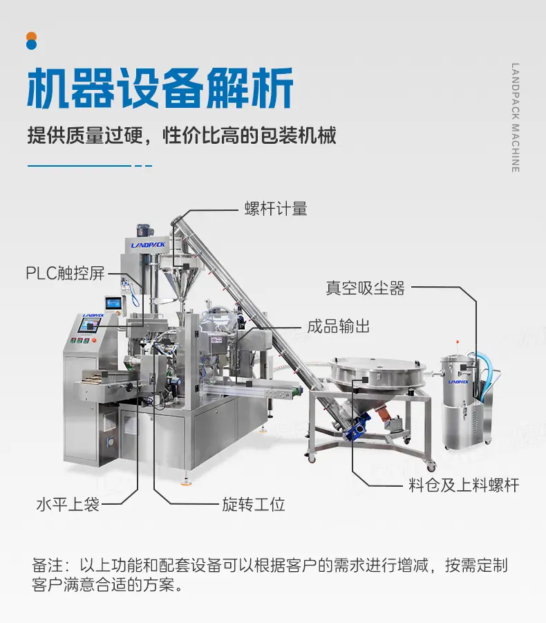 LD-8200A+螺杆上量+吸尘装置+放勺装置+面粉+李淑-