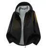 Chaqueta de montaña para hombre, estilo coreano, moderna, resistente al agua, con capucha, corte holgado, talla grande, funcional, forrada de polar, perfecta para otoño e invierno