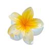 Pinza para el pelo de flor de huevo pequeña de 4 cm pinza de tiburón accesorios para el cabello más vendidos en Europa y Estados Unidos plato de flor de color degradado pinza para el pelo de cola de caballo alta