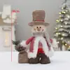 Decoraciones de Navidad Enano Rosa Enano Papá Noel Muñeco de Nieve Reno Muñeco Adornos de Decoración para el Hogar
