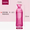 Bolsa de agua caliente de punto convexo, bolsa de agua caliente rellenable, almohada larga en forma de tira para dormir, diseñada específicamente para la columna cervical, utilizada para compresas calientes en el abdomen y la parte baja de la espalda
