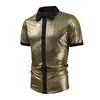 Camisa Formal para Hombre 2024 Camisa de Lentejuelas Fiesta Disco de los 70 Disfraz de Cosplay Xuanzi