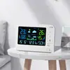 Reloj de Clima Multifuncional con Pantalla a Color LCD, Termómetro y Higrómetro Digital para Interiores y Exteriores, Amazon 767-777