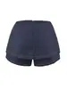 Pantalones Falda Vaquera Mini con Abertura Lateral Botones Estilo Americano Ajustados al Cuerpo para Mujer Verano 2026 Temperamento Retro Pantalones Falda