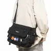 Bolsa Cruzada Transparente para Dolor Bolsos para Hombre de Moda Estudiante de Secundaria Bolsa Mensajera de Clase Estudiante Adolescente de Preparatoria Bolso de Hombro Único para Tutorías