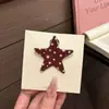 Pinzas para el pelo dulces y versátiles de lunares y estrellas Y2K para mujer, pasadores de estrella estilo retro Maillard para flecos y cabellos sueltos