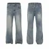 Jeans de Pierna Recta Ajuste Limpio Estilo Nuevo Marca de Moda Ambiente Retro Pantalones Holgados Adelgazantes Pierna Recta Ropa para Hombre