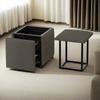 Mesa de Centro Combinable Apilable Cubo de Rubik Taburete Bajo 5 en 1 Hogar Apartamento Pequeño Sofá Banco Pequeño para Cambiar Zapatos