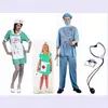 Disfraz de Halloween de Mascarada de Horror de Enfermera Sangrienta para Actuación de Adulto Hombre Disfraz de Doctor Quirúrgico Pareja