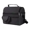 Bolso de mano lonchera de doble capa bolsa aislante impermeable bolsa de almuerzo para estudiante trabajador de oficina simple bolsa de hielo engrosada con papel de aluminio