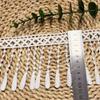 Fábrica de Bordados Renda Solúvel em Água de Lado Único Código de Barras Acessórios de Borla Renda Pronta Solúvel em Água Artesanato Doméstico