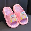 Novas Pantufas Infantis de Verão, para Banheiro e Casa de Meninas, Antiderrapantes, com Solado Macio, Desenhos Animados, Pantufas de Bebê