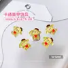 Decoraciones Lindas Mini de Dibujos Animados Populares para Uñas Sanrio Kuromi Perro Canela Dibujos Animados para Uñas Diamante de Resina Venta al Por Mayor