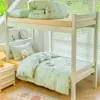 Novo Modelo 2025 Conjunto de Três Peças 100% Algodão para Estudantes Conjunto de Roupa de Cama Puro Algodão para Dormitório Estudantil