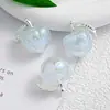 Beleza de Gelo Estéreo Formato de Fruta Pêssego Corrente para Celular Pulseira DIY Pingente de Bolsa Chaveiro de Carro Material