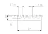 Disipador de calor de aleación de aluminio aluminio 22*22*5mm radiador de equipo electrónico chasis principal disipación de calor bloque de aluminio