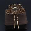 Shangjia Cobre Fundido Retro Doble Dragón Juega Pelota Corona para el Cabello Corona de Fénix Accesorios Antiguos para el Cabello Accesorios de Material para DIY
