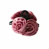 Pinza de Flor de Rosa Transfronteriza Pinza Grande para la Parte Posterior de la Cabeza Pinza Hecha a Mano Accesorios para el Cabello Ins Pinza de Tiburón de Gama Alta