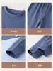Venta de liquidación: Conjunto de ropa interior térmica de algodón puro para niños para otoño e invierno, ropa de estar unisex para bebé, tops y pantalones de otoño, pijamas para niños