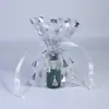 2026 Producto Nuevo de Navidad Bolsa de Regalo con Cordón de Malla de Perlas y Foil Plateado de Navidad Bolsa Festiva para Guardar Joyería