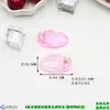Clip de tiburón de color gelatina de laca brillante de 4 cm, clip ovalado regordete, clip para flequillo, materiales y accesorios para accesorios para el cabello hechos a mano DIY