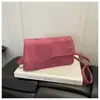 2026 Nueva Moda Transmisión en Vivo Bolso Cruzado Más Vendido, Bolso de Hombro de Lana con Hebilla Magnética, Bolso para Viajar, Bolso de Axila para Mujer