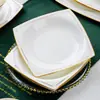 Juego de Platos de Color Bajo Esmalte Hogar al por Mayor Cerámica de Jingdezhen Juego Completo Tazones y Palillos de Gama Alta Regalos