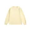Moletom Cattee Costura Cor Sólida Desconstruído Solto Gola Redonda para Homens e Mulheres Confortável Antibacteriano Casual Esportivo Casal Manga Longa Outono