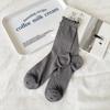 Versión Coreana Ins Moda Color Sólido Malla Hueca Calcetines Tubulares Primavera Verano Estilo Japonés Chica Encaje Calcetines Holgados Delgados Simples