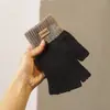Guantes de Invierno de Cinco Dedos Cálidos Tejidos para Hombres y Mujeres, Compatibles con Pantalla Táctil, Forrados de Felpa, Engrosados, Guantes de Pareja para Ciclismo, Lindos Guantes de Invierno para Mujeres