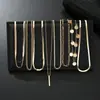 Comercio Exterior Europeo y Americano Más Vendido Cadena Sencilla de Lentejuelas Cadena de Cintura Sexy Cadena Corporal de Perlas Multicapa Sencilla y Versátil
