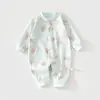Body para Bebé Recién Nacido Ropa de Bebé Algodón Puro Estilo Primavera y Otoño Body de Manga Larga para Recién Nacido Ropa para Gatear Pijama