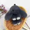 Lindo Colgante de Conejo de Peluche para Bolso, Colgante de Accesorio de Peluche, Colgante Llavero de Conejo Rex