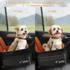 Asiento de Coche para Mascotas 2026 Más Vendido Transfronterizo con Base Antideslizante, Cama para Perro Desmontable y Lavable, Soporte para el Cuello y Asiento Elevado para Perros Pequeños