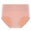 Ropa interior de mujer de algodón puro antibacteriano de grado 7A de cintura alta talla grande para levantar cadera y tonificar abdomen sin costuras con entrepierna de algodón ensanchada y larga
