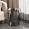 Cubo de Basura Transparente de Celebridad de Internet Papelera de Alto Valor para el Hogar Cubo de Flores Despertador Acuario Cubo de Almacenamiento Simple Uso en Dormitorio Oficina
