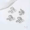 Retención de Color Alta Chapado en Oro de 14K Zirconia Forma de Serpiente Separador de Cuentas Anillo de Cuenta de Serpiente del Zodiaco Accesorios para Joyería de Cordón Perla Cristal DIY