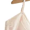 Nuevo top de tirantes finos de satén y seda casual de verano para mujer, de corte holgado, cintura alta, ribete de encaje y escote en V
