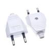 Estándar europeo Estándar alemán cableado auto-instalado enchufe macho cableado soldable enchufe de conversión Estándar europeo 2 orificios redondos 2 pines cobre 2.5A