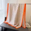 Primavera y Verano Geométrico Seda Imitación Brocado Moda Protección Solar Encantador Moda Bufanda de Seda Bufanda Larga Chal Bufanda Versátil Pañuelo para la Cabeza Bufanda