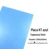 Fornecimento de Placa KT Azul fundo de placa de espuma azul Parede de fundo Outdoor 5mm fundo azul com grade 1.2x2.4m