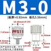 PFS11 parafusos soltos todo aço inoxidável não saem parafusos de mola parafusos de máquina de mola recartilhados M3M4M5M6
