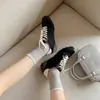 Tênis de Treino Alemão Color Block Retrô de Couro para Mulheres 2026 Novo Versátil Emagrecedor Solado Macio Casual Esportivo Tênis Branco
