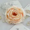 Cabeza de Flor Artificial de Peonía Rosa Rizada DIY Decoración de Boda Set de Fotografía Accesorios para Caja de Regalo Cabeza de Flor Artificial